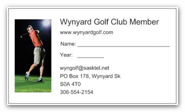 WGC Membership Card